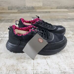 Hey Dude Sirocco Alta Neutrals Womens Shoes Sz 7 Black Comfort Slip On Sneakers